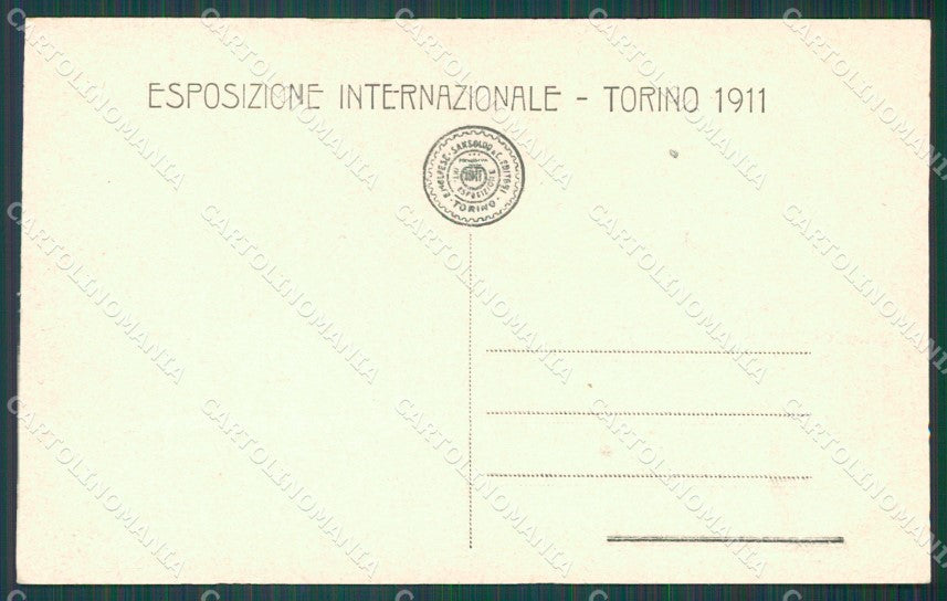 Torino Città Esposizioe 1911 Padiglione Francia cartolina XB4941 – retro
