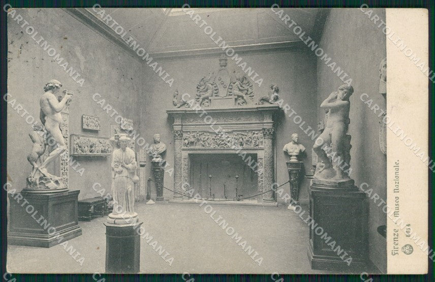 Firenze Città Museo Nazionle cartolina XB4954 – fronte