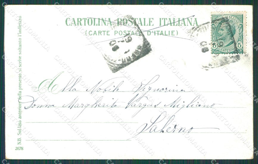 Napoli Città Villa Nazionale cartolina XB4962 – retro
