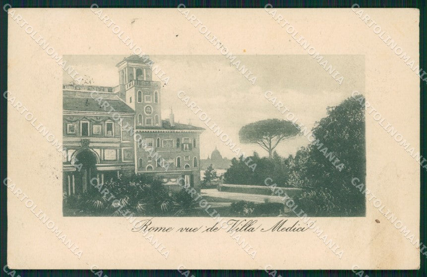 Roma Città Villa Medici cartolina XB4966 – fronte