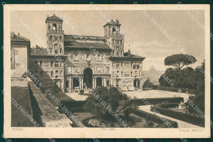 Roma Città Villa Medici cartolina XB4967 – fronte