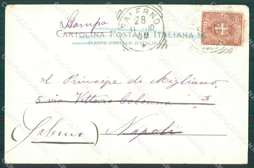 Genova Città Palazzo Bianco Robbia PIEGHE cartolina XB4982 – retro