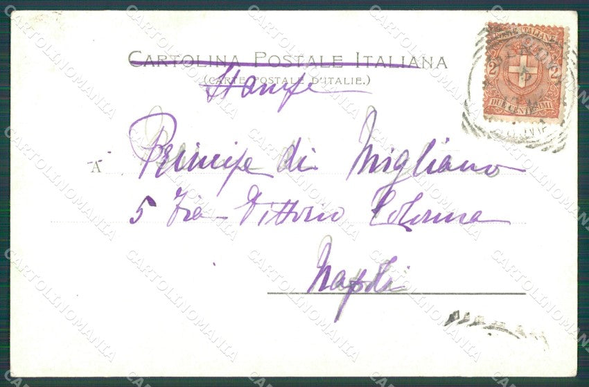 Genova Città Palazzo Bianco Sassoferrato cartolina XB4984 – retro
