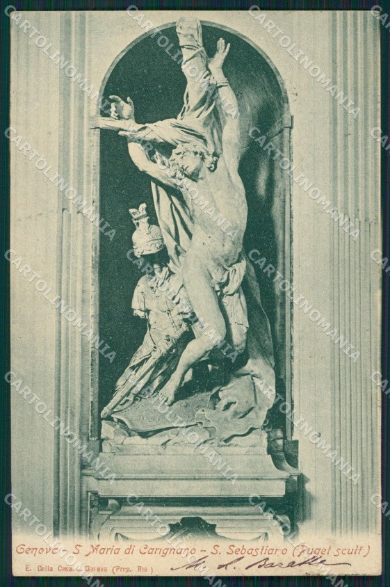 Genova Città Santa Maria di Carignano Puget cartolina XB4985 – fronte