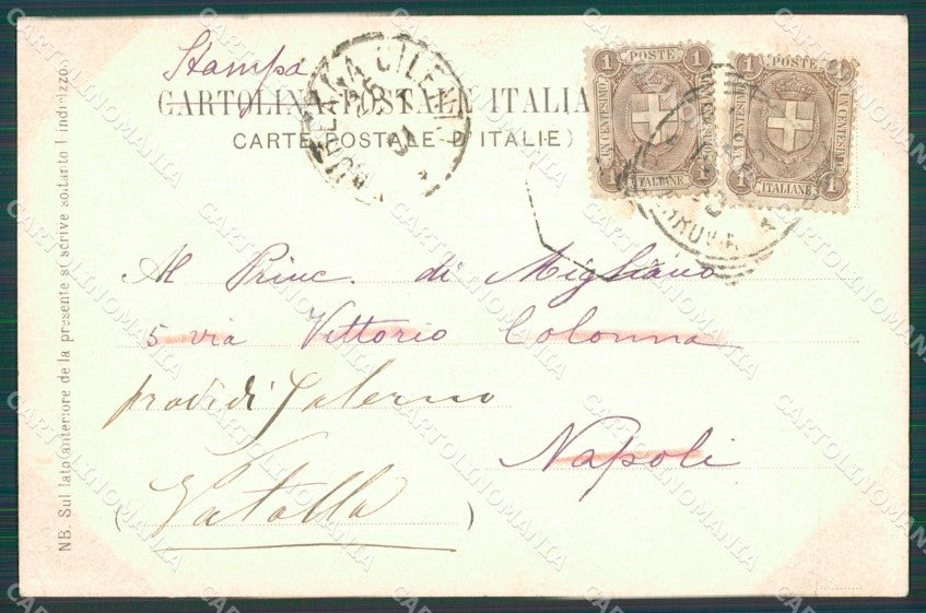 Genova Città Santa Maria di Carignano Puget cartolina XB4985 – retro