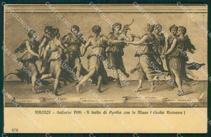 Firenze Città Galleria Pitti Romano cartolina XB5008 – fronte
