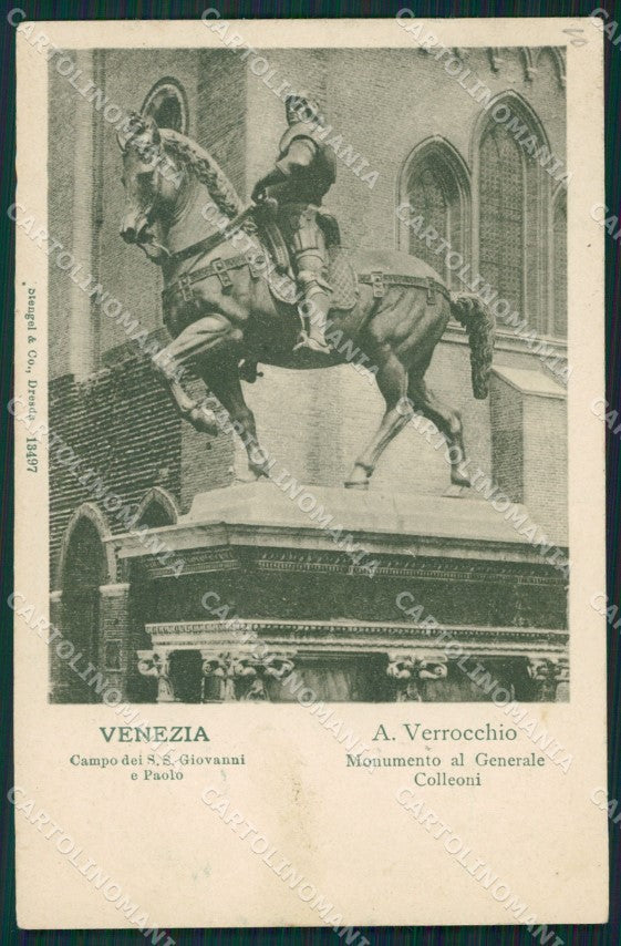 Venezia Città Verrocchio cartolina XB5014 – fronte