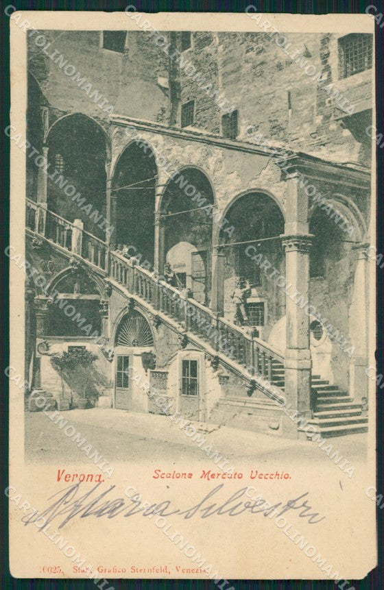Verona Città ANGOLINO STRAPPATO PIEGHINE cartolina XB5033 – fronte