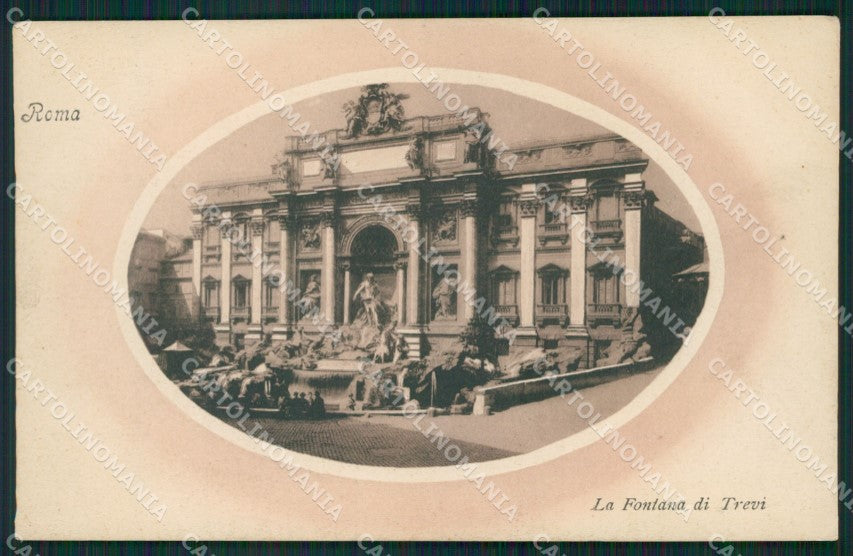 Roma Città Fontana Trevi cartolina XB5052 – fronte