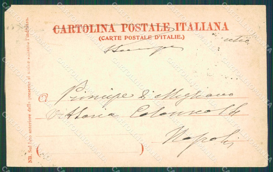 Roma Città Monumento Rezzonico Il Genio ANGOLINO ROTTO cartolina XB5074 – retro