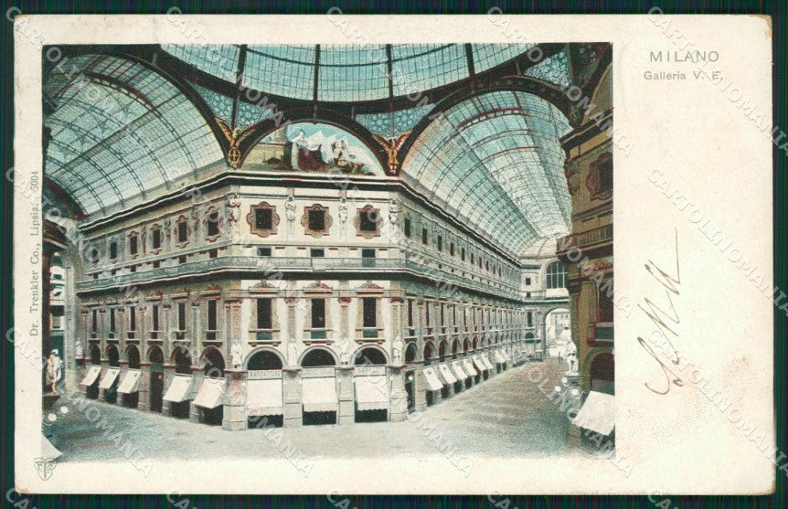 Milano Città Galleria Vittorio Emanuele cartolina XB5086 – fronte