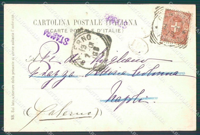 Genova Città Palazzo Balbi Piovera cartolina XB5092 – retro