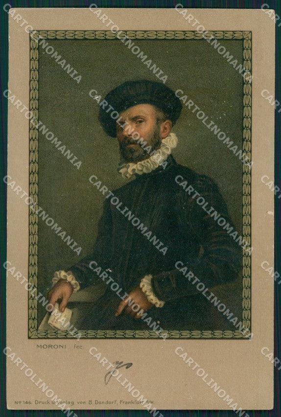 Bergamo Albino Moroni Ritratto cartolina XB5094 – fronte