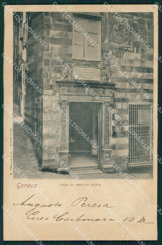 Genova Città Casa Doria cartolina XB5096 – fronte