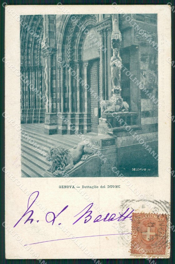 Genova Città Duomo cartolina XB5097 – fronte