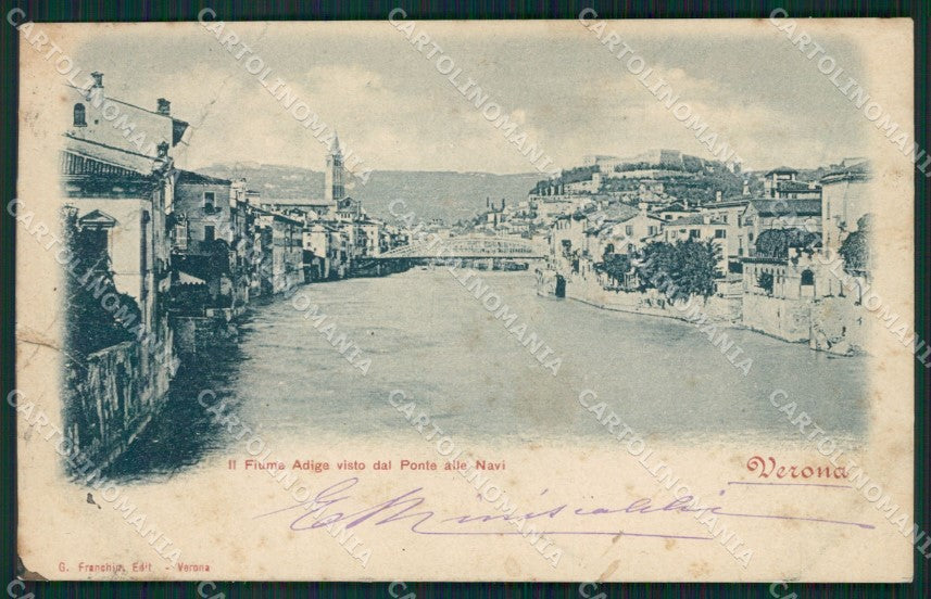 Verona Città STRAPPINO PIEGA SCOLLATA cartolina XB5102 – fronte