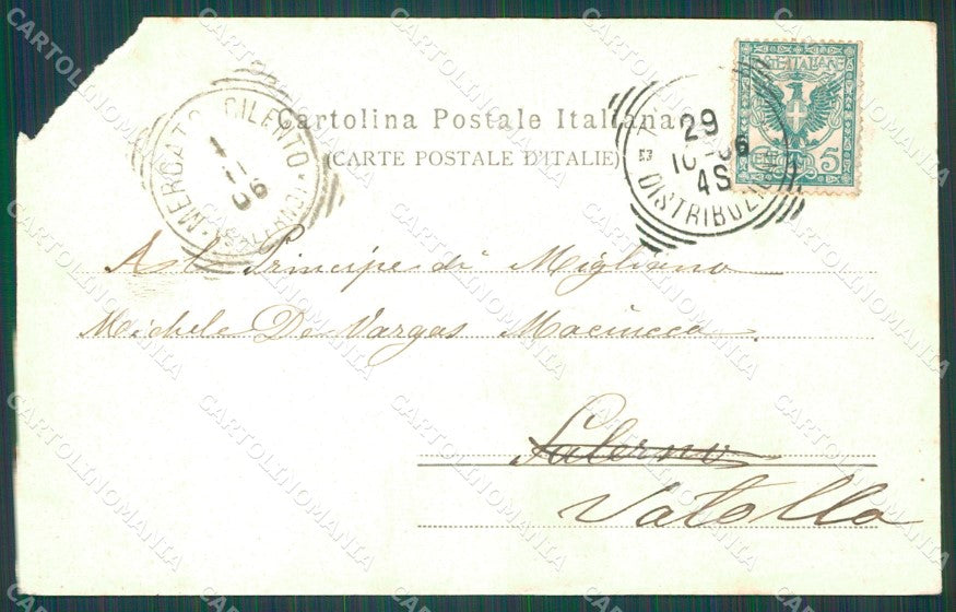 Torino Città Castello Feudale ANGOLO ROTTO cartolina XB5119 – retro