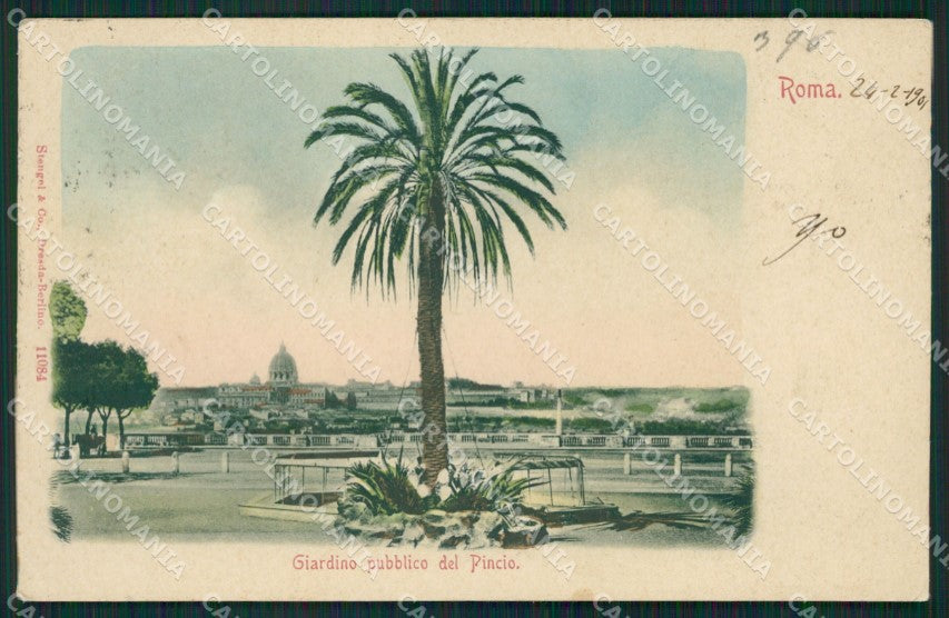Roma Città Pincio cartolina XB5120 – fronte