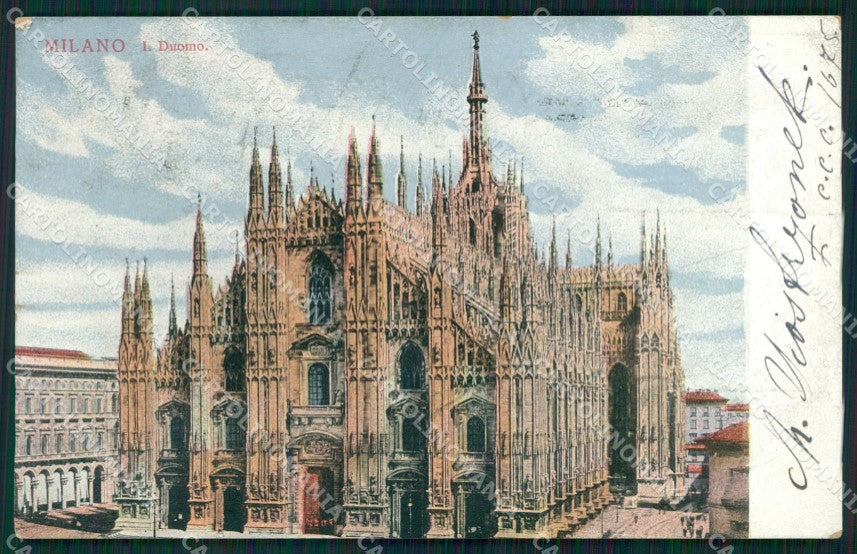 Milano Città Duomo cartolina XB5124 – fronte