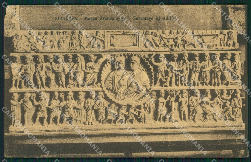 Siracusa Città Museo Archeologico ABRASA cartolina XB5126 – fronte