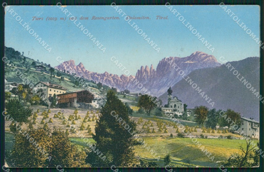 Bolzano Tiers Gruppo Catinaccio cartolina XB5143 – fronte