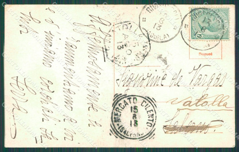 L'Aquila Rivisondoli Foto cartolina XB5158 – retro