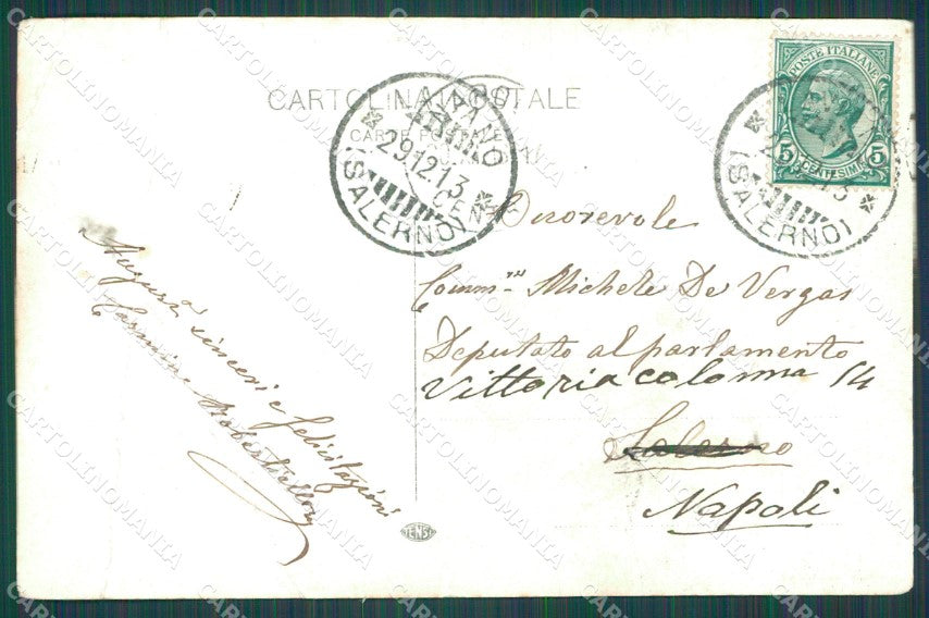 Salerno Laviano PIEGATA PIEGHE Foto cartolina XB5160 – retro