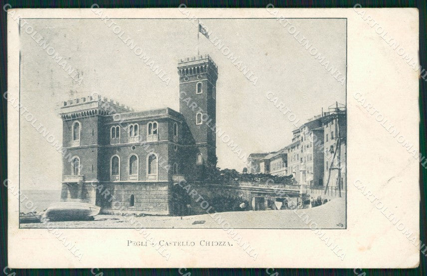 Genova Pegli Castello Chiozza cartolina XB5168 – fronte