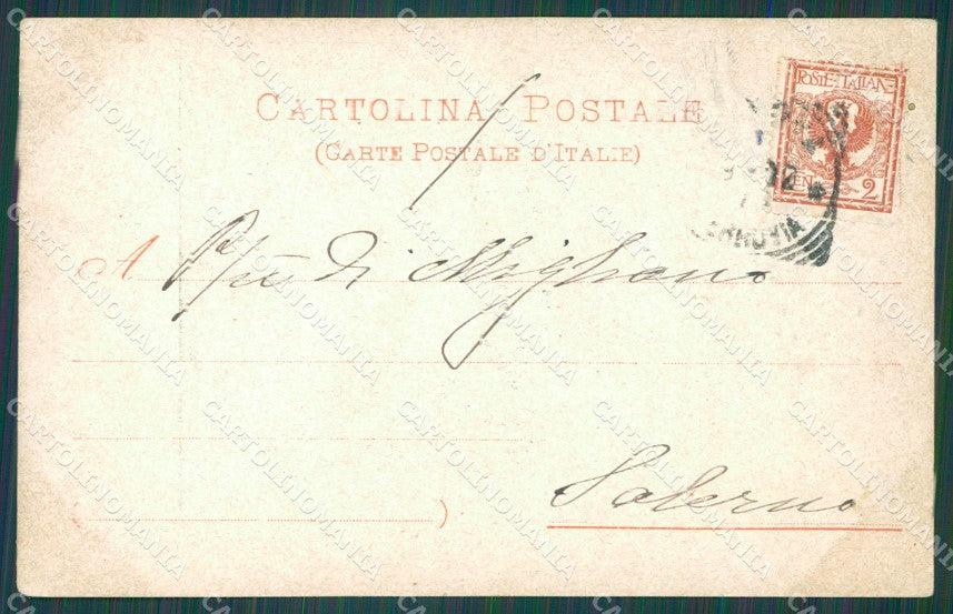 Genova Pegli Castello Chiozza cartolina XB5168 – retro