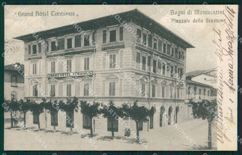 Pistoia Montecatini Bagni di cartolina XB5171 – fronte