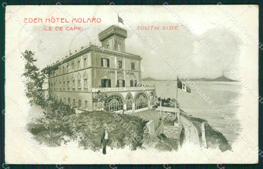 Napoli Capri PIEGHE cartolina XB5172 – fronte