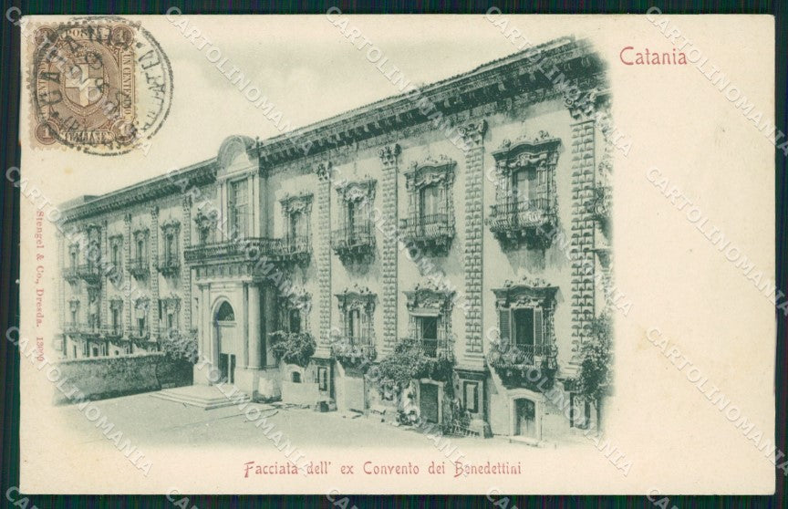 Catania Città Convento Benedettino cartolina XB5191 – fronte