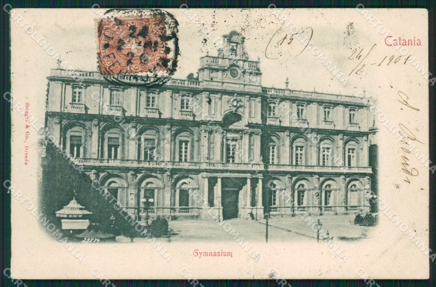 Catania Città Scuola STRAPPINO cartolina XB5193 – fronte