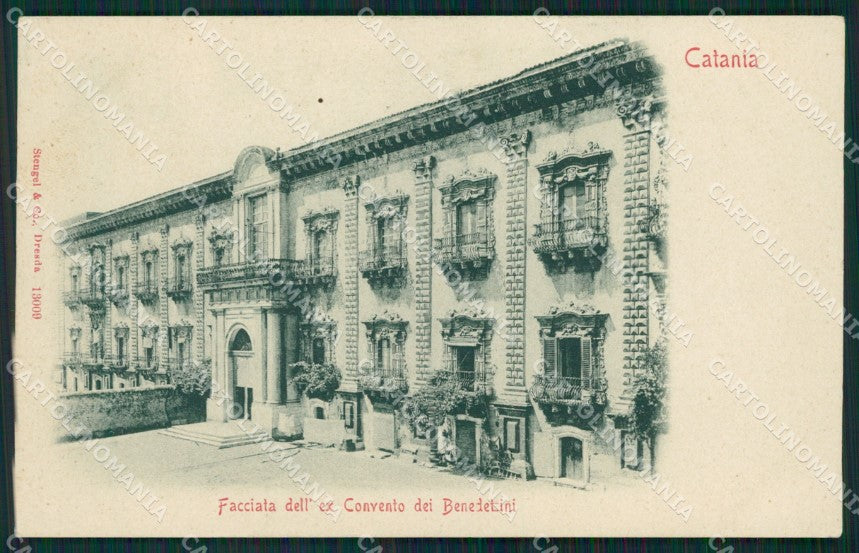 Catania Città Convento dei Benedettini cartolina XB5197 – fronte