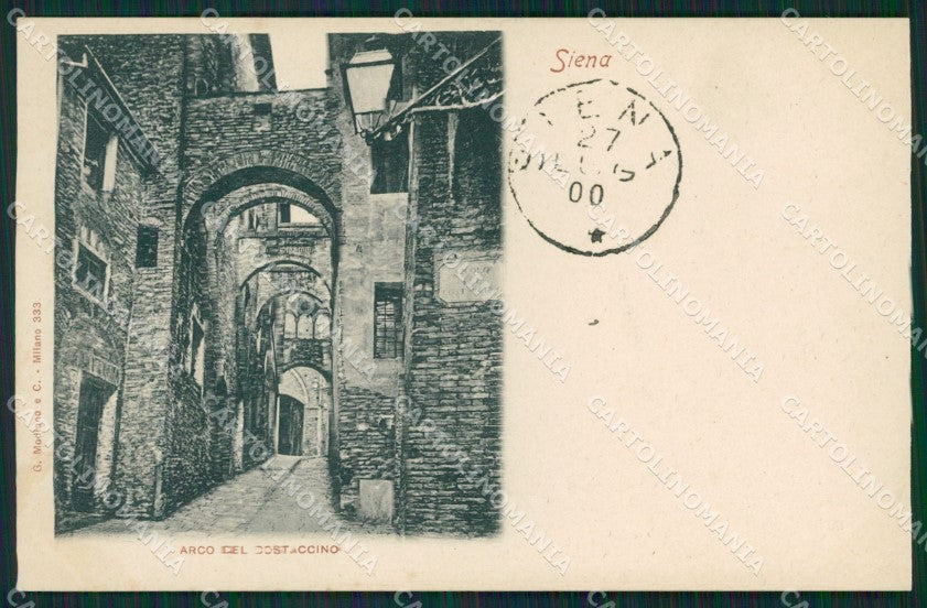 Siena Città Arco del Costaccino cartolina XB5226 – fronte