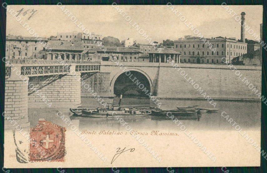Roma Città Ponte Palatino cartolina XB5242 – fronte