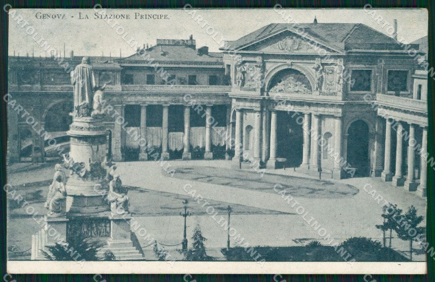 Genova Città Stazione Principe cartolina XB5269 – fronte