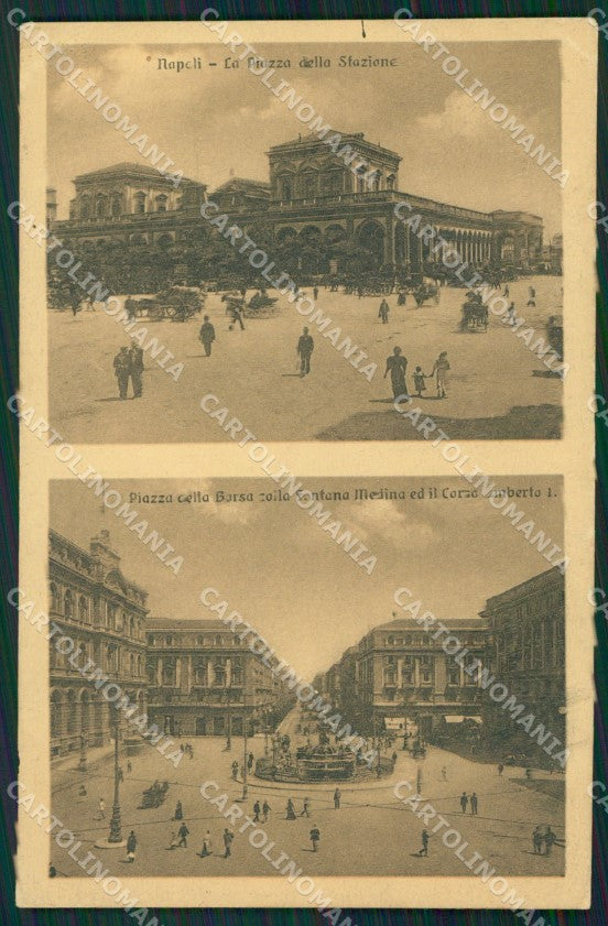 Napoli Città Stazione cartolina XB5291 – fronte
