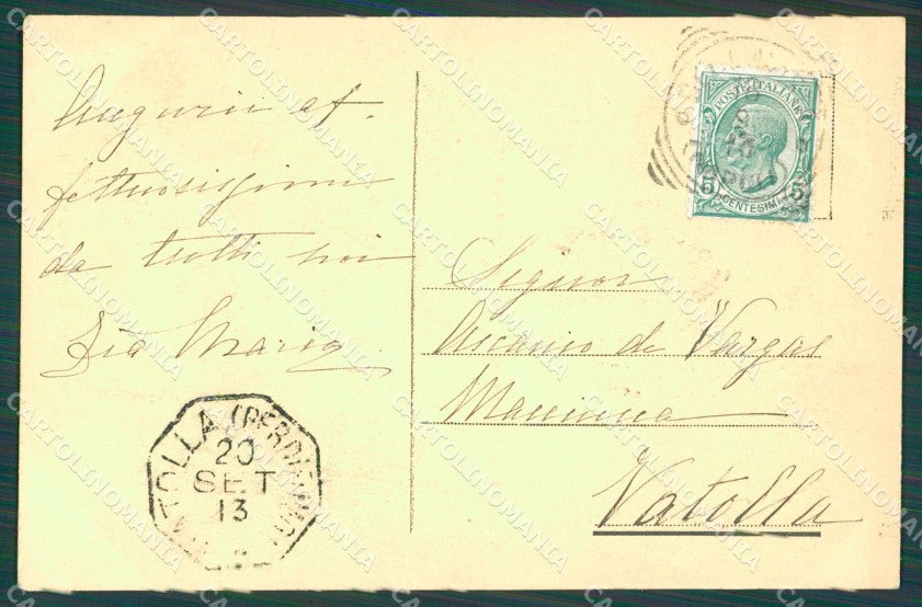 Napoli Città Stazione cartolina XB5291 – retro