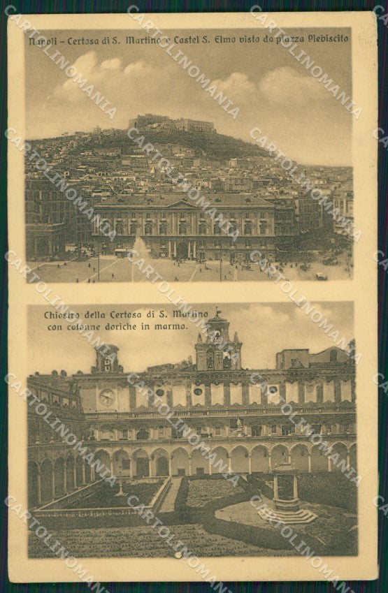 Napoli Città Certosa San Martino cartolina XB5292 – fronte