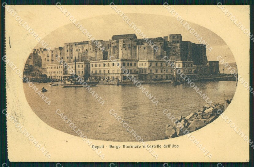Napoli Città Castello dell'Ovo cartolina XB5299 – fronte