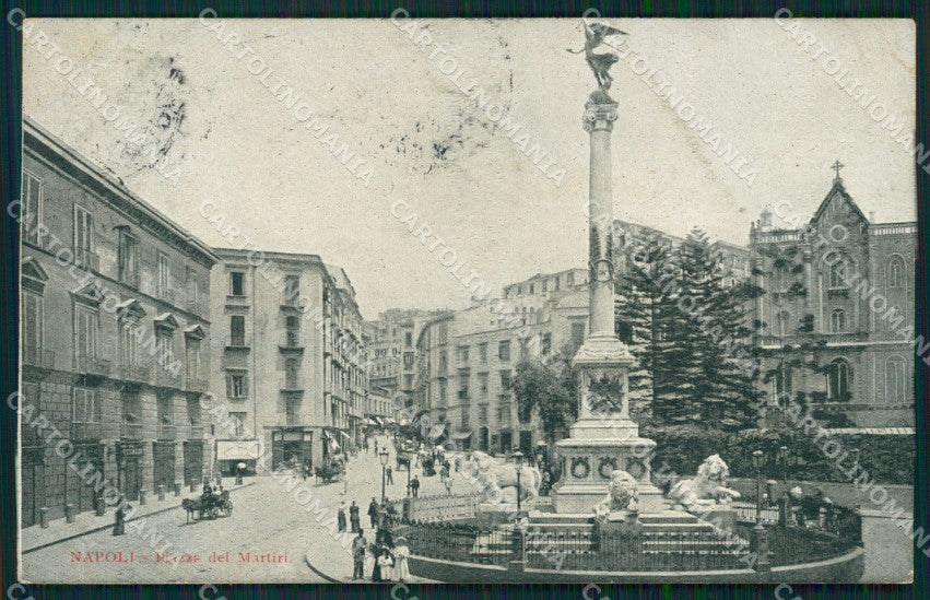 Napoli Città PIEGHE cartolina XB5304 – fronte