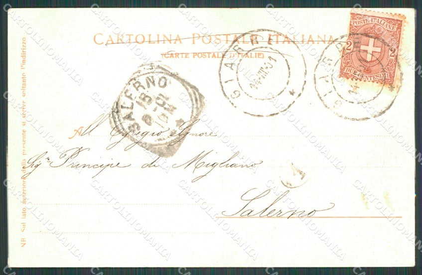 Catania Città Municipio cartolina XB5317 – retro