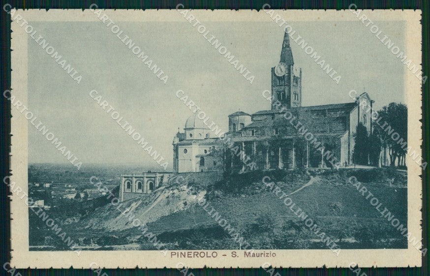 Torino Pinerolo San Maurizio PIEGA cartolina XB5324 – fronte