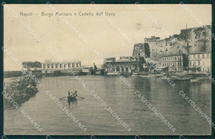 Napoli Città Castello dell'Ovo cartolina XB5331 – fronte