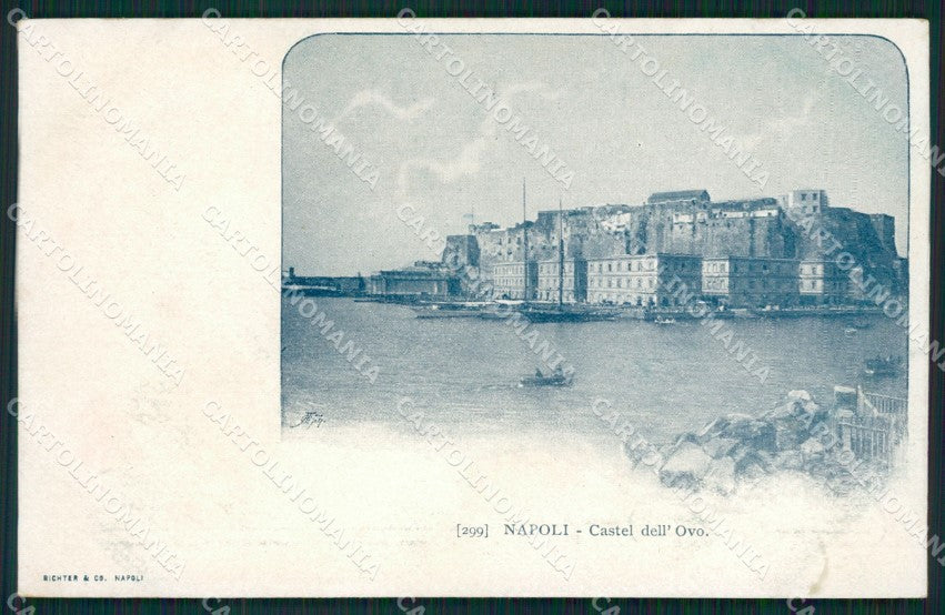 Napoli Città Castello dell'Ovo cartolina XB5332 – fronte