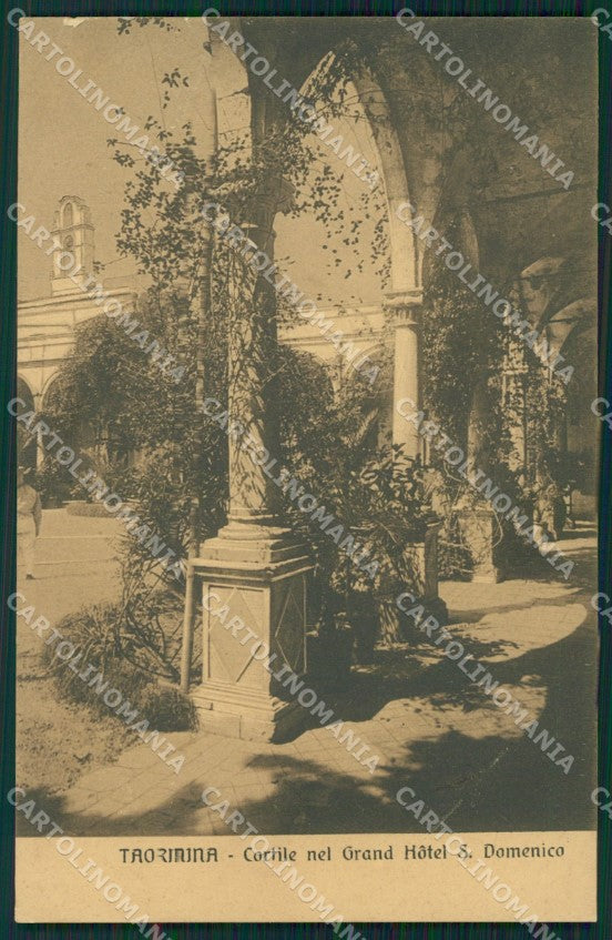 Messina Taormina Hotel San Domenico STRAPPINO cartolina XB5334 – fronte