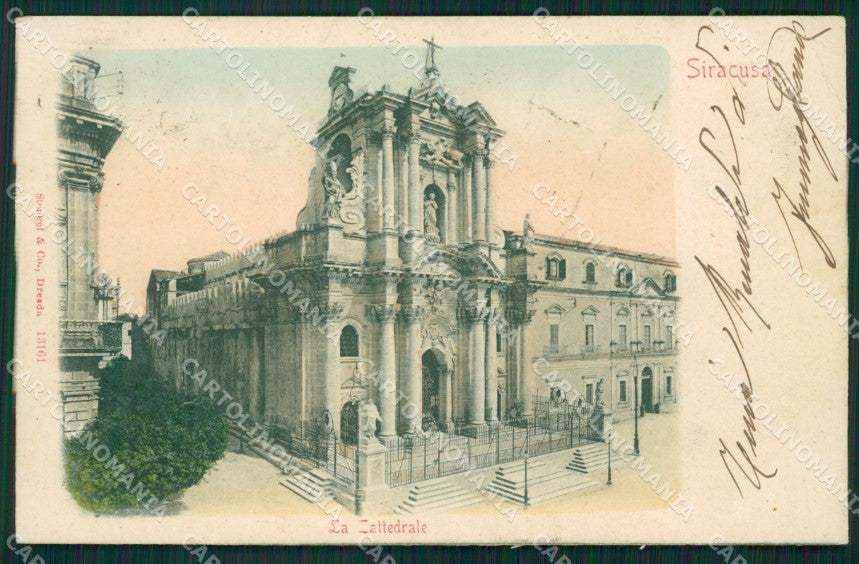 Siracusa Città PIEGA cartolina XB5336 – fronte