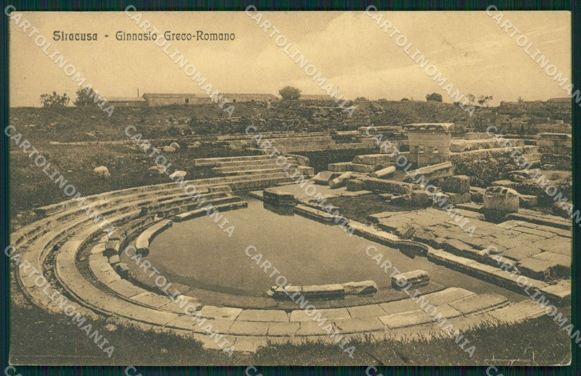 Siracusa Città Ginnasio Greco Romano cartolina XB5342 – fronte