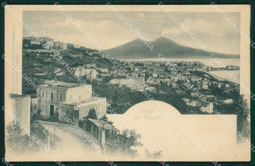 Napoli Città Vomero Vesuvio cartolina XB5344 – fronte